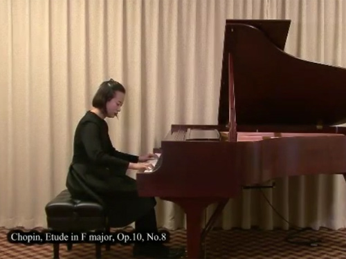 满雪纯，肖邦钢琴练习曲第8首